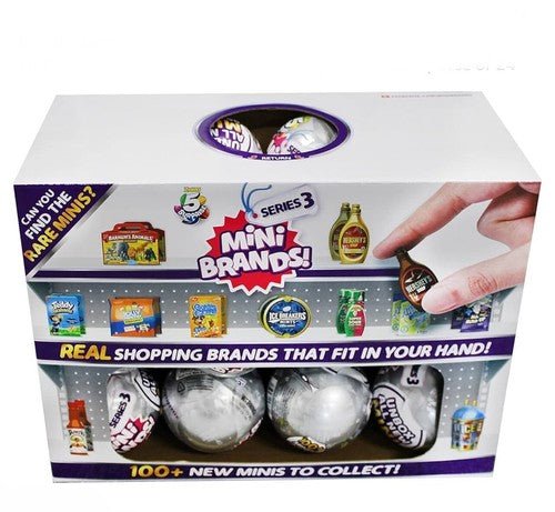 Zuru Mini Brands KFC 3 Pack Capsule Surprise Balls - Grown Up Kids