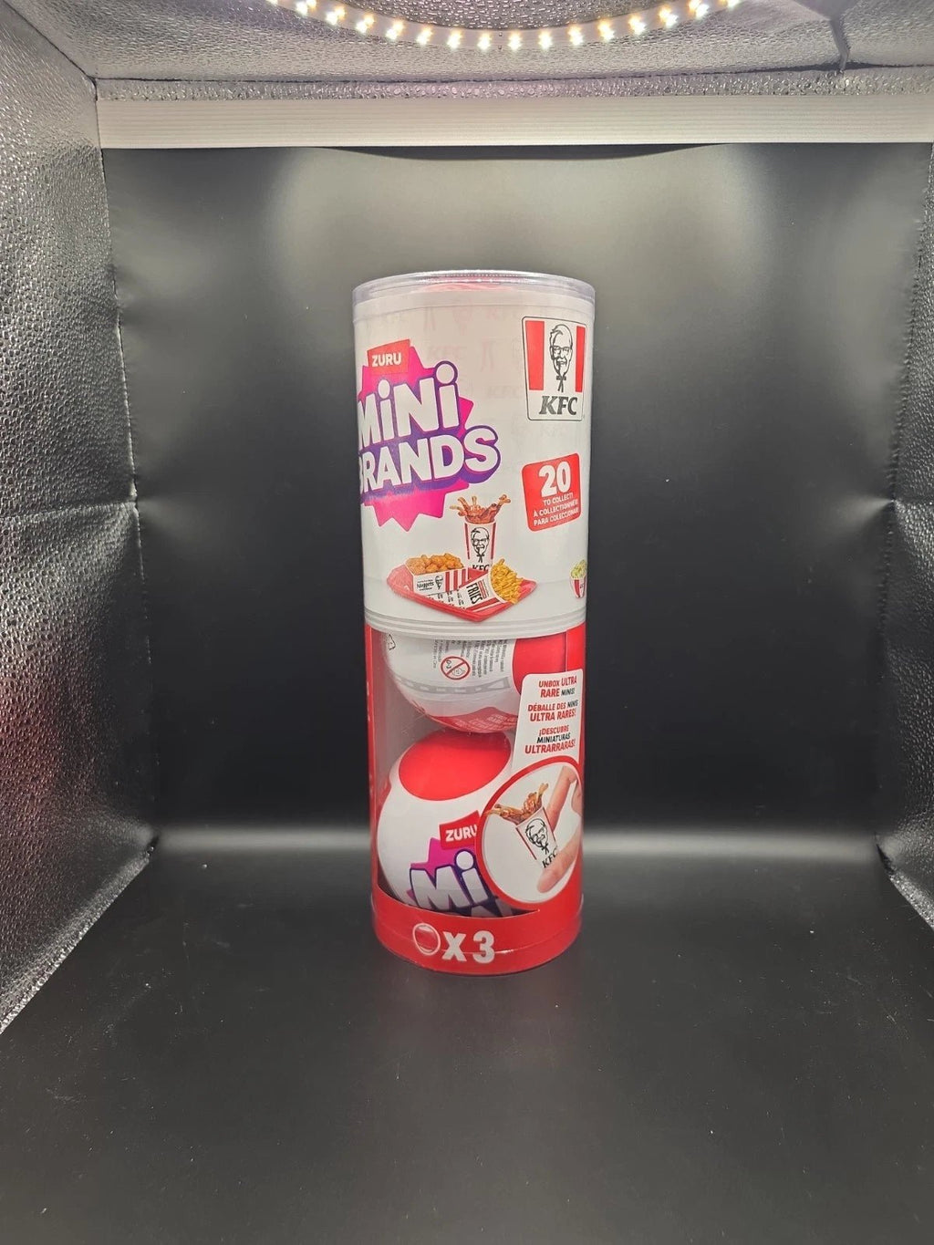 Zuru Mini Brands KFC 3 Pack Capsule Surprise Balls - Grown Up Kids